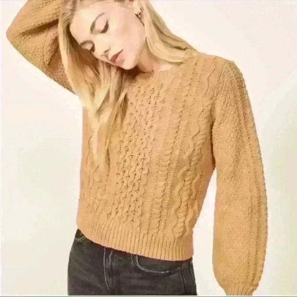 La Ligne X Reformation Sail Away With me Sweater. Tan size XS - Picture 7 of 10